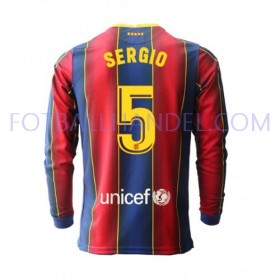 Herre Fotballdrakter FC Barcelona Sergio Busquets 5 Hjemme 2020-21 Langermet